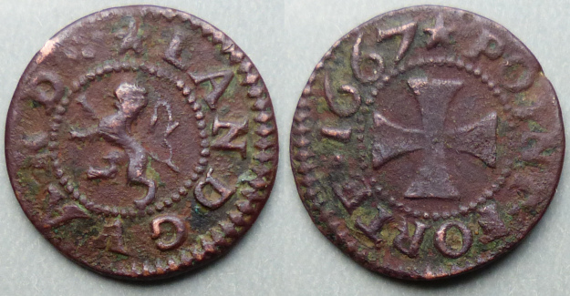 Landguard Point, 1667 farthing